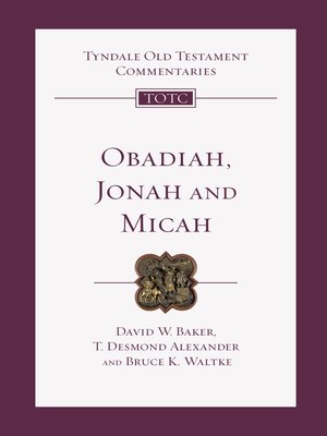 cover image of Obadiah, Jonah and Micah